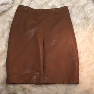 Vegan Leather Pencil Skirt